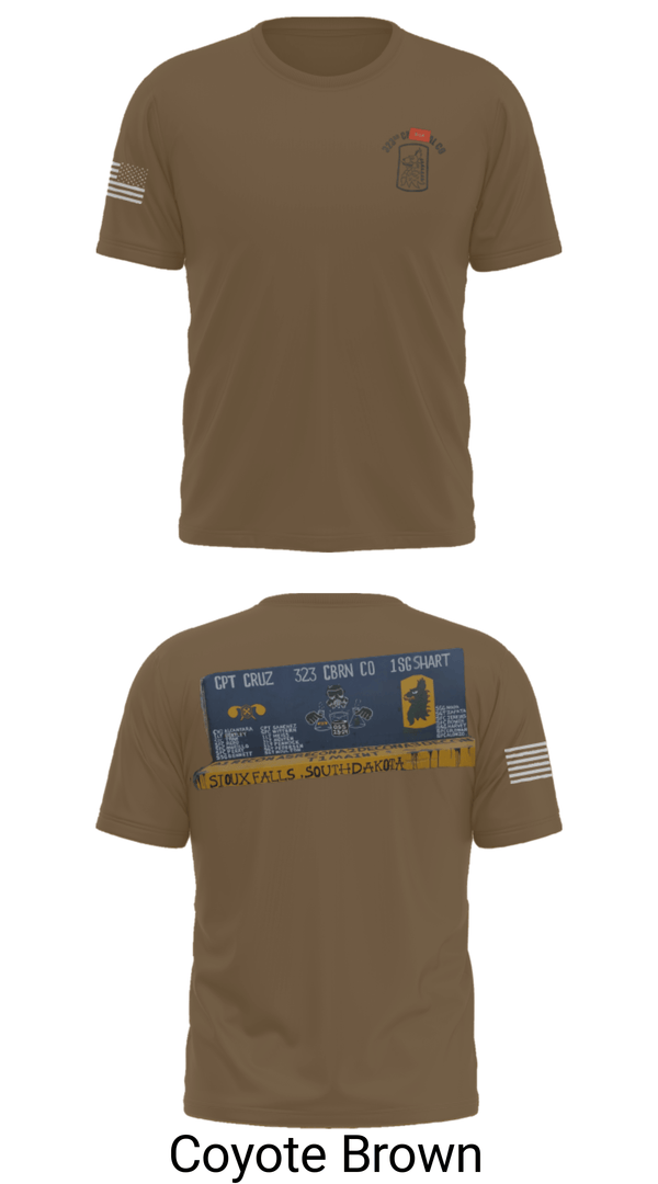 Old School Cotton Feel Shirt, 323 chem maint, Army, Teamtime, Team time, sublimation, custom sports apparel, team uniforms, spirit wear, spiritwear, sports uniforms, custom shirts, team store, custom team store, fundraiser sports, apparel fundraiser