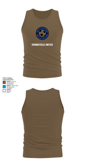 Tank Top, Springfield United, Men's Soccer, Teamtime, Team time, sublimation, custom sports apparel, team uniforms, spirit wear, spiritwear, sports uniforms, custom shirts, team store, custom team store, fundraiser sports, apparel fundraiser