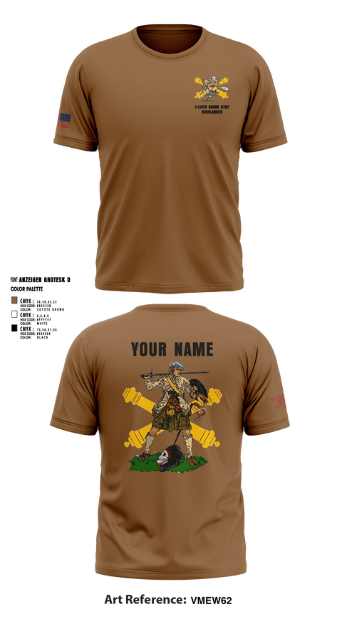 Short Sleeve Performance Shirt, Bravo 1-119th FA, , Teamtime, Team time, sublimation, custom sports apparel, team uniforms, spirit wear, spiritwear, sports uniforms, custom shirts, team store, custom team store, fundraiser sports, apparel fundraiser