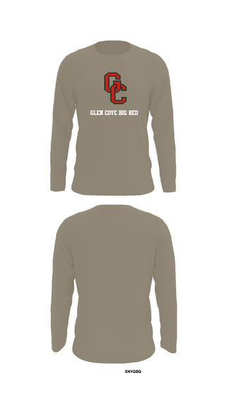 Long Sleeve Performance Shirt, Glen Cove Big Red, Track & Field, Teamtime, Team time, sublimation, custom sports apparel, team uniforms, spirit wear, spiritwear, sports uniforms, custom shirts, team store, custom team store, fundraiser sports, apparel fundraiser