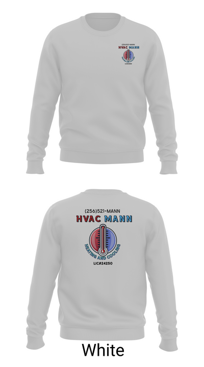 Hvacmannllc 74624786 Crew Neck Sweatshirt - 2