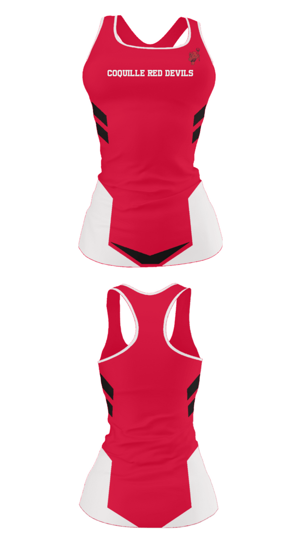 Tank Top, Coquille Red Devils, Softball, Teamtime, Team time, sublimation, custom sports apparel, team uniforms, spirit wear, spiritwear, sports uniforms, custom shirts, team store, custom team store, fundraiser sports, apparel fundraiser