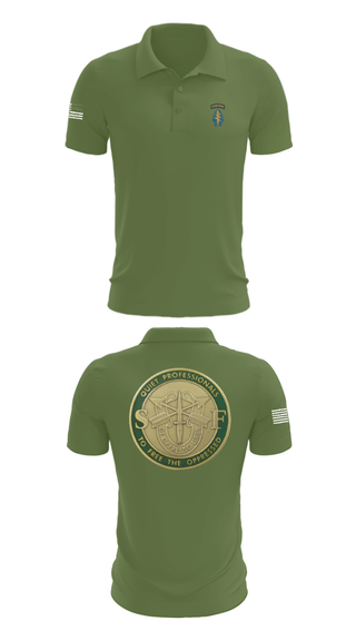 Short Sleeve Performance Polo, Echo 20th SFG, National Guard, Teamtime, Team time, sublimation, custom sports apparel, team uniforms, spirit wear, spiritwear, sports uniforms, custom shirts, team store, custom team store, fundraiser sports, apparel fundraiser