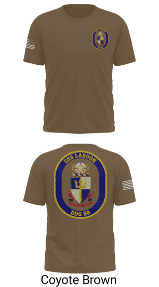 Old School Cotton Feel Shirt, USS LABOON - DDG 58, Navy, Teamtime, Team time, sublimation, custom sports apparel, team uniforms, spirit wear, spiritwear, sports uniforms, custom shirts, team store, custom team store, fundraiser sports, apparel fundraiser