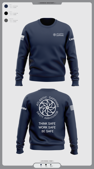 Crew Neck Sweatshirt, LinVille, Navy, Teamtime, Team time, sublimation, custom sports apparel, team uniforms, spirit wear, spiritwear, sports uniforms, custom shirts, team store, custom team store, fundraiser sports, apparel fundraiser