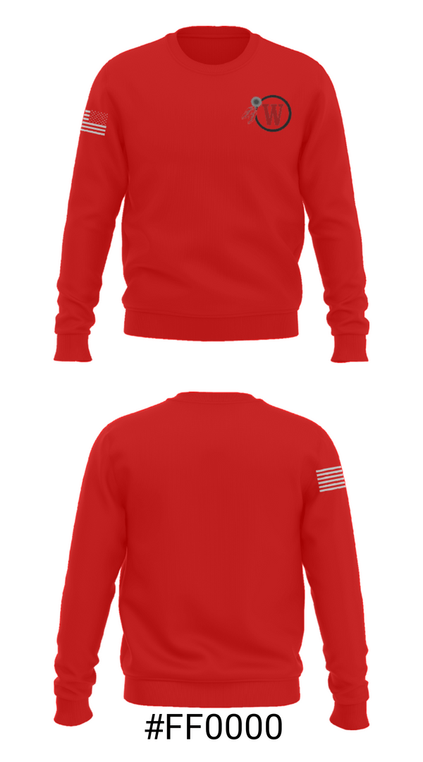 Crew Neck Sweatshirt, Waccamaw High School Lacrosse, Women's Lacrosse, Teamtime, Team time, sublimation, custom sports apparel, team uniforms, spirit wear, spiritwear, sports uniforms, custom shirts, team store, custom team store, fundraiser sports, apparel fundraiser