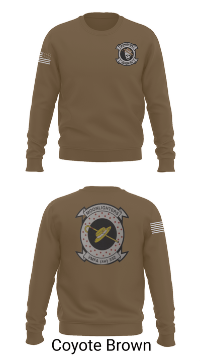 VMFA-332 The Moonlighters 29098342 Crew Neck Sweatshirt - 5