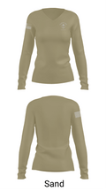 Bossier Police Violent Crimes 94724304 Women's Long Sleeve V-neck Shirt -1 92
