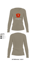 Boston Fire Department Engine 55 92329378 Women's Long Sleeve V-neck Shirt -1 62