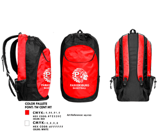 Gear Bag, Parkersburg High School Basketball, Women's Basketball, Teamtime, Team time, sublimation, custom sports apparel, team uniforms, spirit wear, spiritwear, sports uniforms, custom shirts, team store, custom team store, fundraiser sports, apparel fundraiser