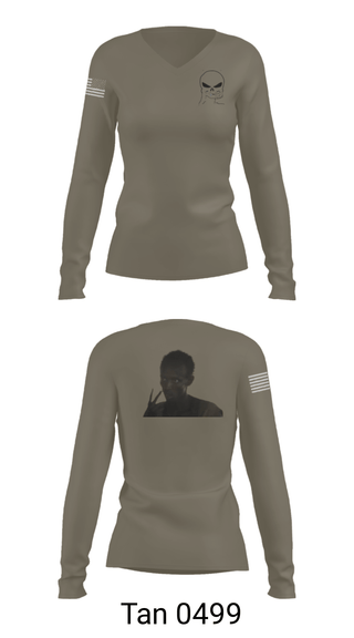 Womens Long Sleeve Vneck Shirt, B Co, 303d IEW BN, Army, Teamtime, Team time, sublimation, custom sports apparel, team uniforms, spirit wear, spiritwear, sports uniforms, custom shirts, team store, custom team store, fundraiser sports, apparel fundraiser