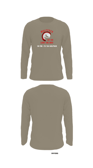 Long Sleeve Performance Shirt, 331 TRS / FLT 154 WOLFPACK, , Teamtime, Team time, sublimation, custom sports apparel, team uniforms, spirit wear, spiritwear, sports uniforms, custom shirts, team store, custom team store, fundraiser sports, apparel fundraiser