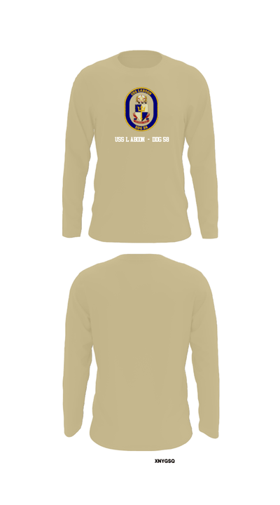 USS LABOON - DDG 58 14402394 Long Sleeve Performance Shirt - 88