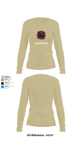 386th ECES/CEF 44039063 Women's Long Sleeve V-neck Shirt - 82