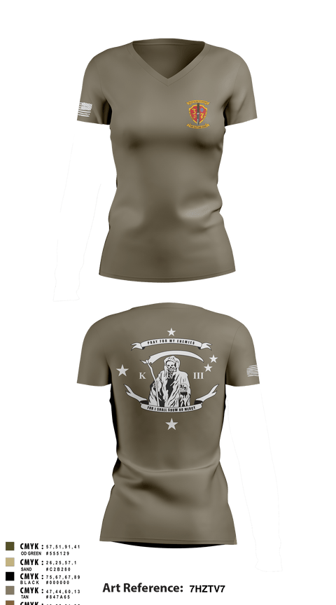 Womens Short Sleeve Vneck Shirt, V3/7, Marines, Teamtime, Team time, sublimation, custom sports apparel, team uniforms, spirit wear, spiritwear, sports uniforms, custom shirts, team store, custom team store, fundraiser sports, apparel fundraiser
