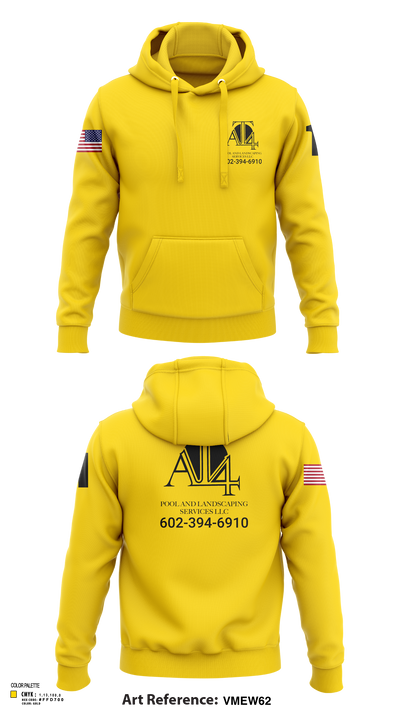 AT 4 pools and landscaping services llc 37065917 Hoodie - 103