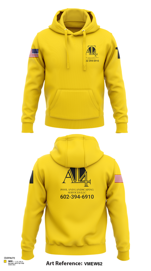Hoodie, AT 4 pools and landscaping services llc, , Teamtime, Team time, sublimation, custom sports apparel, team uniforms, spirit wear, spiritwear, sports uniforms, custom shirts, team store, custom team store, fundraiser sports, apparel fundraiser