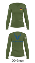 4th Component Maintenance Squadron 36168944 Women's Long Sleeve V-neck Shirt -1 57