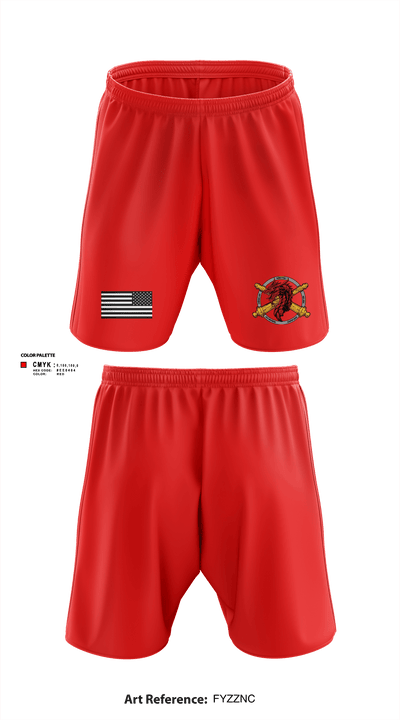 2-306th FAR 32661522 Athletic Shorts With Pockets - 10