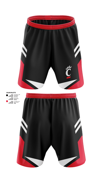 University of Cincinnati Golf 25167109 Athletic Shorts With Pockets - 40
