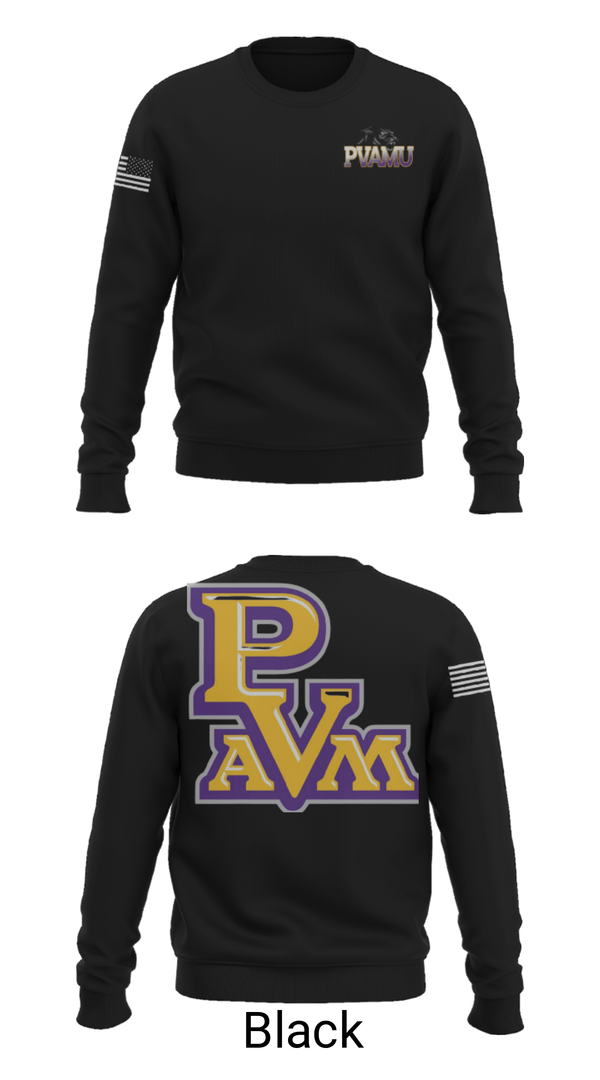Crew Neck Sweatshirt, Prairie View A&M University Tennis, Tennis, Teamtime, Team time, sublimation, custom sports apparel, team uniforms, spirit wear, spiritwear, sports uniforms, custom shirts, team store, custom team store, fundraiser sports, apparel fundraiser