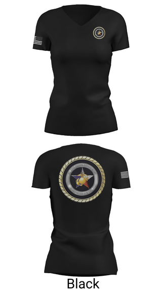 Womens Short Sleeve Vneck Shirt, Goodfellow AFB, Marines, Teamtime, Team time, sublimation, custom sports apparel, team uniforms, spirit wear, spiritwear, sports uniforms, custom shirts, team store, custom team store, fundraiser sports, apparel fundraiser