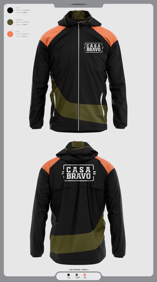 Windbreaker, Casa Bravo, , Teamtime, Team time, sublimation, custom sports apparel, team uniforms, spirit wear, spiritwear, sports uniforms, custom shirts, team store, custom team store, fundraiser sports, apparel fundraiser