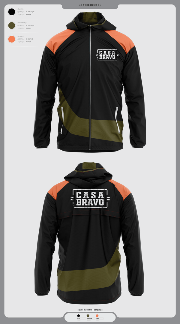 Windbreaker, Casa Bravo, , Teamtime, Team time, sublimation, custom sports apparel, team uniforms, spirit wear, spiritwear, sports uniforms, custom shirts, team store, custom team store, fundraiser sports, apparel fundraiser