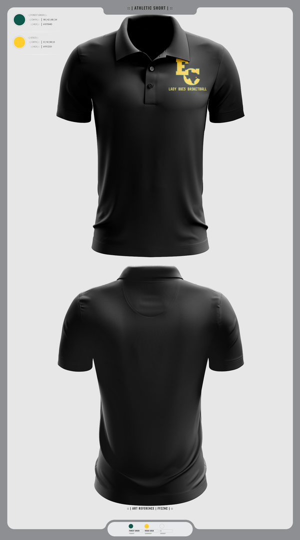 Short Sleeve Performance Polo, East Chambers High School Basketball, Women's Basketball, Teamtime, Team time, sublimation, custom sports apparel, team uniforms, spirit wear, spiritwear, sports uniforms, custom shirts, team store, custom team store, fundraiser sports, apparel fundraiser
