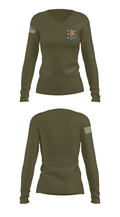 A Co.2-10 AHB 24005115 Women's Long Sleeve V-neck Shirt - 29