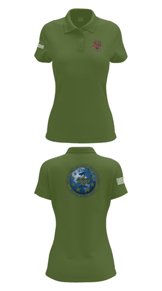 Women's Short Sleeve Performance Polo, 186 Air Refueling Wing, Air Force, Teamtime, Team time, sublimation, custom sports apparel, team uniforms, spirit wear, spiritwear, sports uniforms, custom shirts, team store, custom team store, fundraiser sports, apparel fundraiser