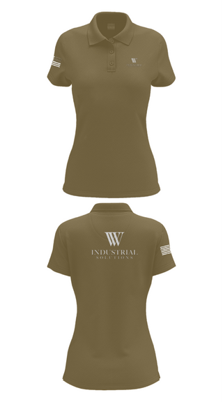 Womens Short Sleeve Performance Polo, WV Industrial Solutions, , Teamtime, Team time, sublimation, custom sports apparel, team uniforms, spirit wear, spiritwear, sports uniforms, custom shirts, team store, custom team store, fundraiser sports, apparel fundraiser