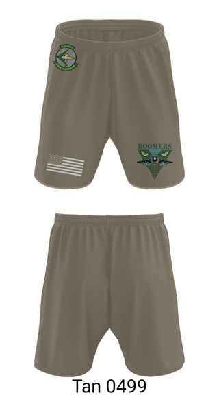 Athletic Shorts With Pockets, VA-165 Boomers, , Teamtime, Team time, sublimation, custom sports apparel, team uniforms, spirit wear, spiritwear, sports uniforms, custom shirts, team store, custom team store, fundraiser sports, apparel fundraiser