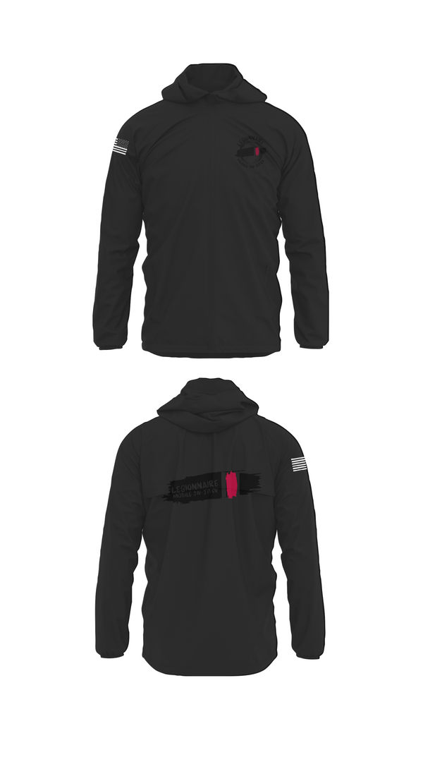 Windbreaker, Legionnaire Mobile Jiu-Jitsu, , Teamtime, Team time, sublimation, custom sports apparel, team uniforms, spirit wear, spiritwear, sports uniforms, custom shirts, team store, custom team store, fundraiser sports, apparel fundraiser