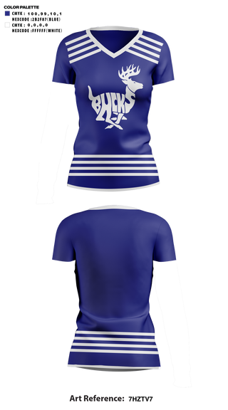 Womens Short Sleeve Vneck Shirt, White Deer Junior High School Cheer, Cheer, Teamtime, Team time, sublimation, custom sports apparel, team uniforms, spirit wear, spiritwear, sports uniforms, custom shirts, team store, custom team store, fundraiser sports, apparel fundraiser