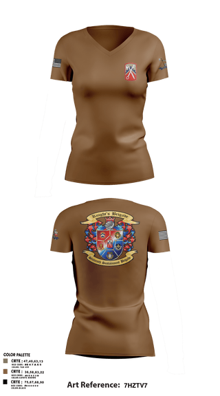 Womens Short Sleeve Vneck Shirt, 16th Sustainment Brigade, Army, Teamtime, Team time, sublimation, custom sports apparel, team uniforms, spirit wear, spiritwear, sports uniforms, custom shirts, team store, custom team store, fundraiser sports, apparel fundraiser