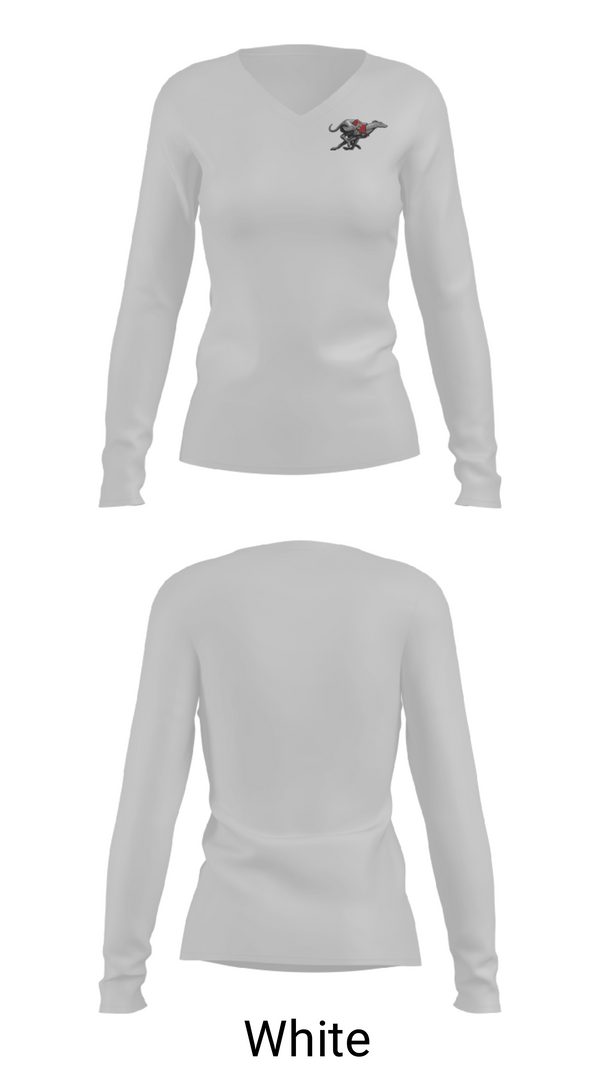 Women's Long Sleeve Vneck Shirt, Duluth East High School Softball, Softball, Teamtime, Team time, sublimation, custom sports apparel, team uniforms, spirit wear, spiritwear, sports uniforms, custom shirts, team store, custom team store, fundraiser sports, apparel fundraiser