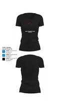 Mount Zion Junior High School Basketball 45826560 Women's Short Sleeve V-neck Shirt - 37