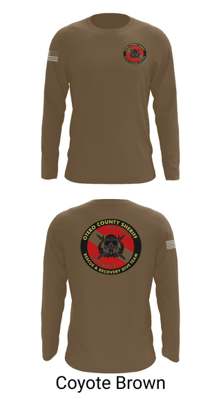 Long Sleeve Performance Shirt, Otero County Sheriff, Police, Teamtime, Team time, sublimation, custom sports apparel, team uniforms, spirit wear, spiritwear, sports uniforms, custom shirts, team store, custom team store, fundraiser sports, apparel fundraiser