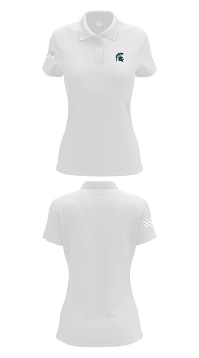Pembroke Jr Spartans 97077412 Women's Short Sleeve Performance Polo  - 17