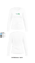 Moils Lawn and landscape 2540388 Women's Long Sleeve V-neck Shirt - 15
