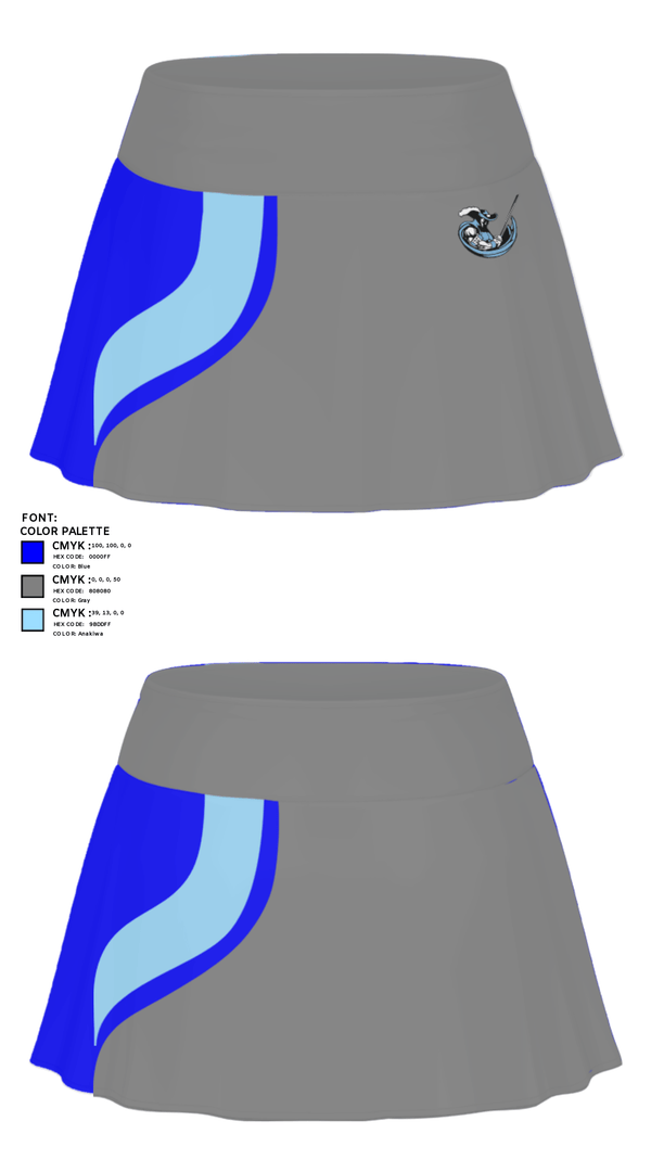 Skort, St Thomas More High School Tennis, Tennis, Teamtime, Team time, sublimation, custom sports apparel, team uniforms, spirit wear, spiritwear, sports uniforms, custom shirts, team store, custom team store, fundraiser sports, apparel fundraiser