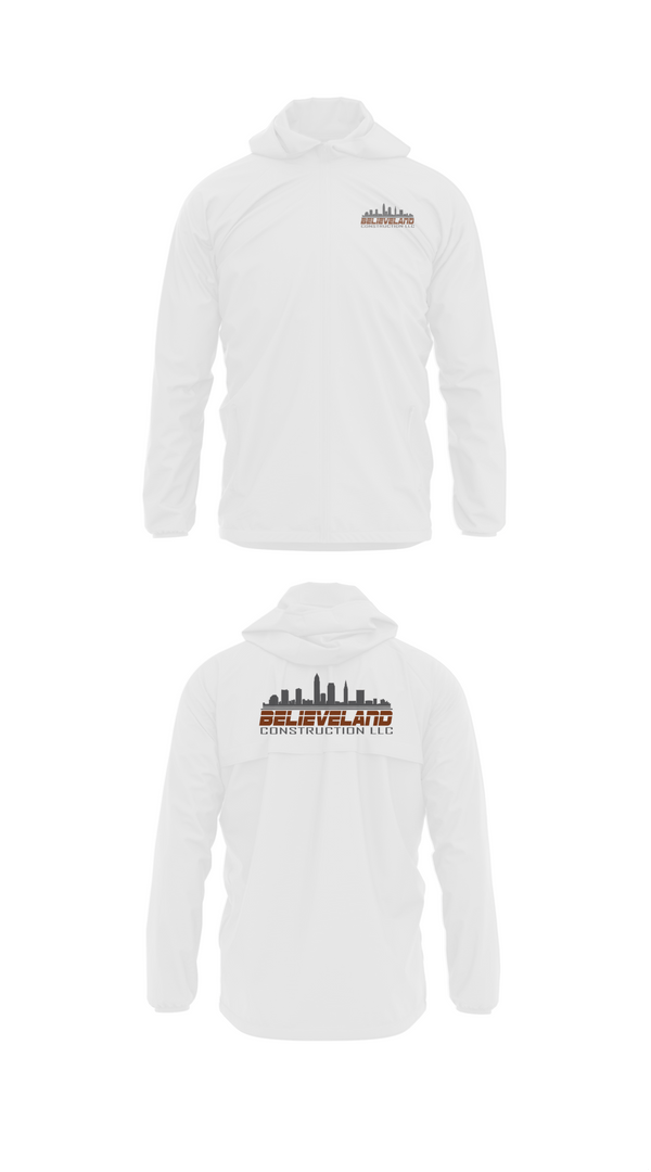Windbreaker, Believeland Construction LLC, , Teamtime, Team time, sublimation, custom sports apparel, team uniforms, spirit wear, spiritwear, sports uniforms, custom shirts, team store, custom team store, fundraiser sports, apparel fundraiser