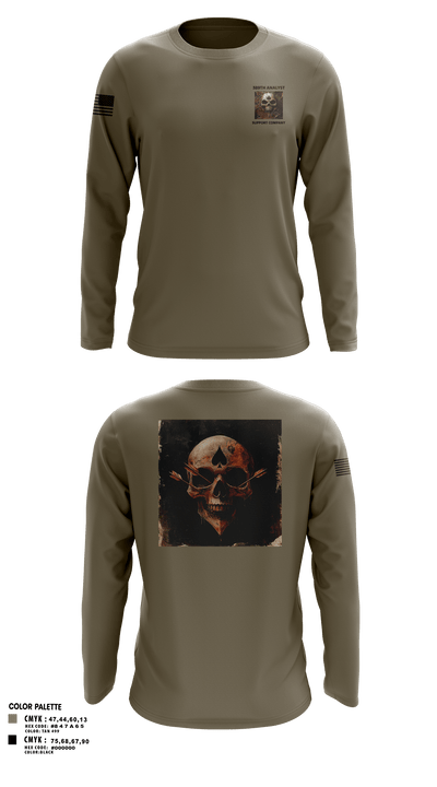 389th MI BN 57942620 Long Sleeve Performance Shirt - 3