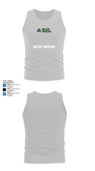 Tank Top, McCoy Motors, , Teamtime, Team time, sublimation, custom sports apparel, team uniforms, spirit wear, spiritwear, sports uniforms, custom shirts, team store, custom team store, fundraiser sports, apparel fundraiser