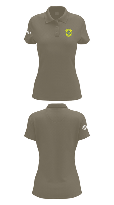 49 COMPTROLLER SQUADRON 45789639 Women's Short Sleeve Performance Polo  - 75