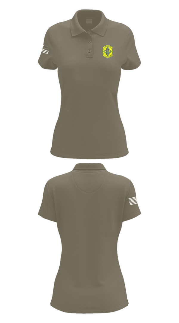Women's Short Sleeve Performance Polo, 49 COMPTROLLER SQUADRON, , Teamtime, Team time, sublimation, custom sports apparel, team uniforms, spirit wear, spiritwear, sports uniforms, custom shirts, team store, custom team store, fundraiser sports, apparel fundraiser