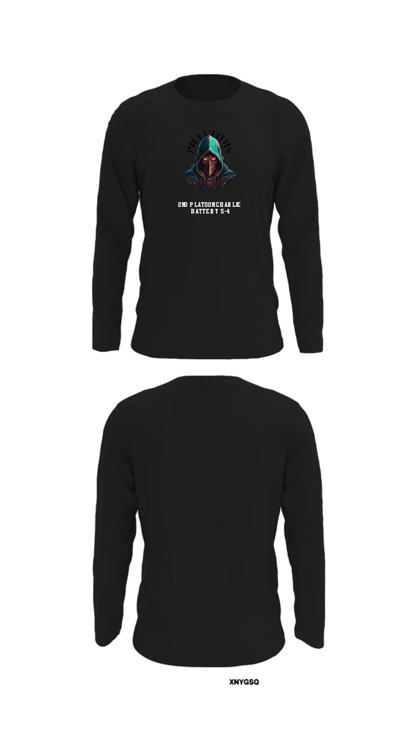 Long Sleeve Performance Shirt, 2nd Platoon Charlie Battery 5-4, Army, Teamtime, Team time, sublimation, custom sports apparel, team uniforms, spirit wear, spiritwear, sports uniforms, custom shirts, team store, custom team store, fundraiser sports, apparel fundraiser