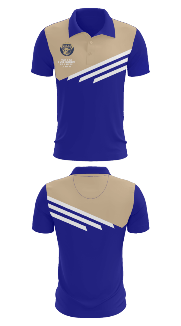 Short Sleeve Performance Polo, West Boca Raton Community High School Lacrosse, Women's Lacrosse, Teamtime, Team time, sublimation, custom sports apparel, team uniforms, spirit wear, spiritwear, sports uniforms, custom shirts, team store, custom team store, fundraiser sports, apparel fundraiser