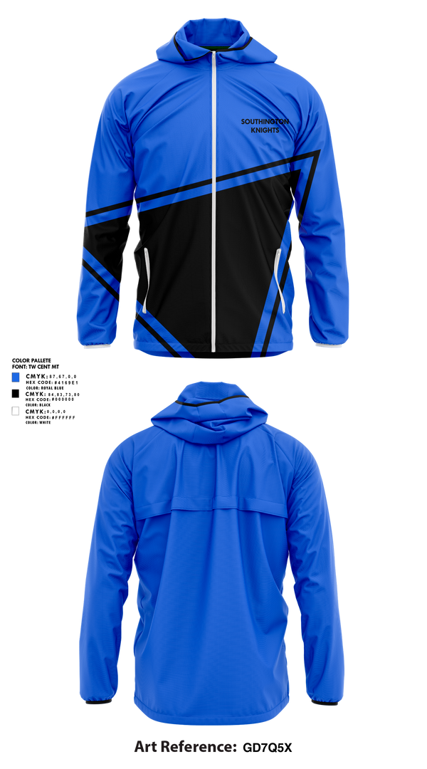 Windbreaker, Southington Knights, , Teamtime, Team time, sublimation, custom sports apparel, team uniforms, spirit wear, spiritwear, sports uniforms, custom shirts, team store, custom team store, fundraiser sports, apparel fundraiser